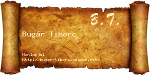 Bugár Tiborc névjegykártya